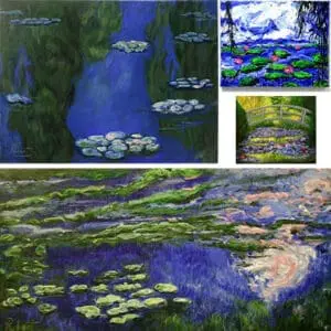 Lily Pond Paintings