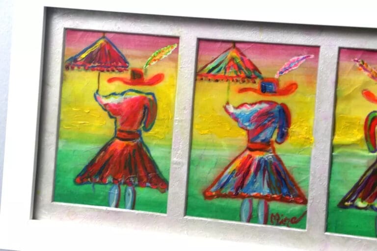 "Umbrella Girl Triple Luminance" by Juan Mira - Image 3