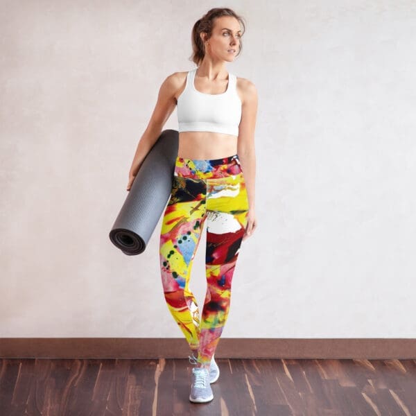 Soft Energy in Yellow Yoga Leggings - Image 6