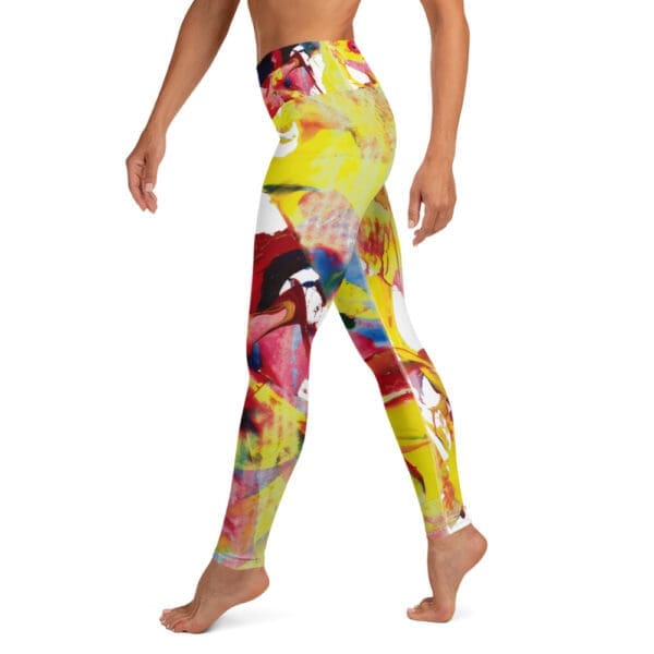 Soft Energy in Yellow Yoga Leggings - Image 8