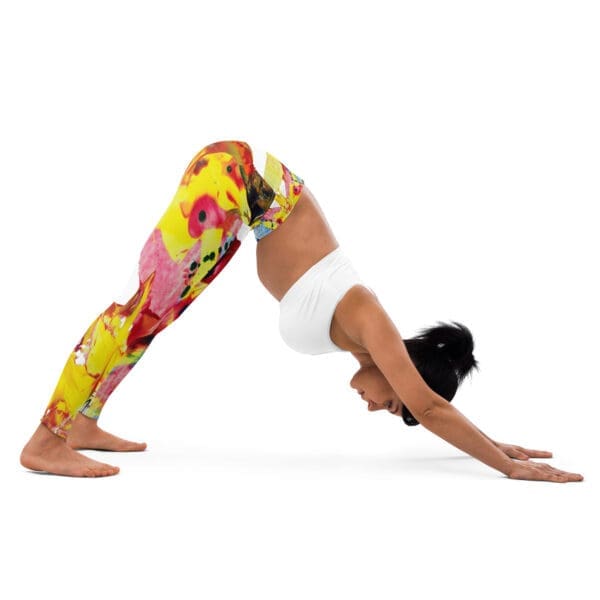 Soft Energy in Yellow Yoga Leggings - Image 9