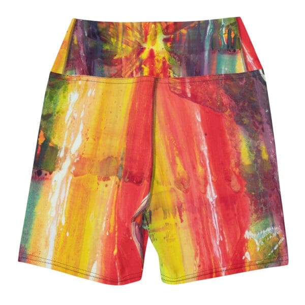 Bridge to The City on The Water Yoga Shorts - Image 3