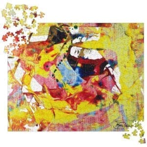Soft Yellow Energy Jigsaw puzzle