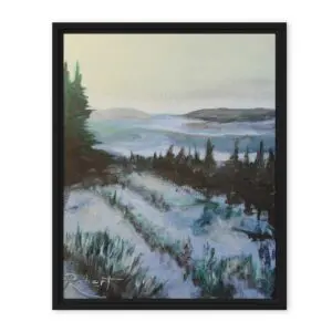 Yukon Winter (Framed/Unframed Canvas) by Robert MacDonald (8x10)