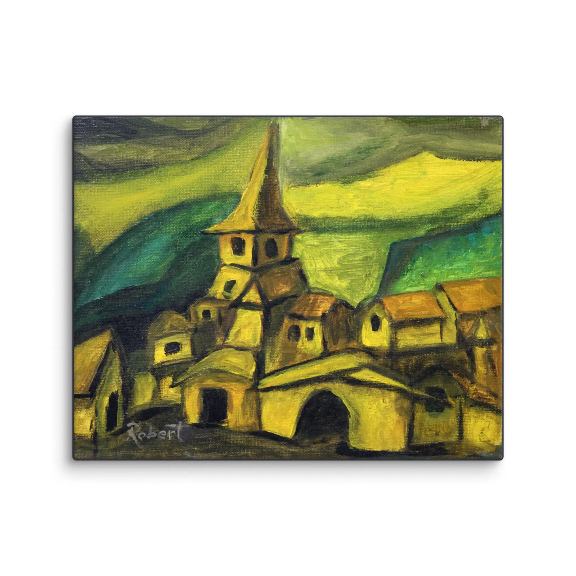 Pueblo Mission (Framed/Unframed Canvas) by Robert MacDonald (8x10) 9 Pueblo Mission (Framed/Unframed Canvas) by Robert MacDonald (8x10) - Image 9