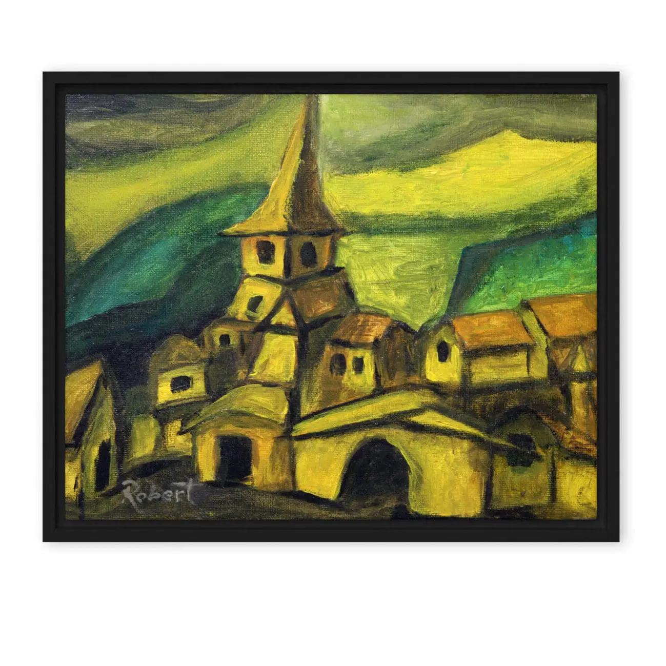 Pueblo Mission (Framed/Unframed Canvas) by Robert MacDonald (8x10) 8 Pueblo Mission (Framed/Unframed Canvas) by Robert MacDonald (8x10) - Image 8
