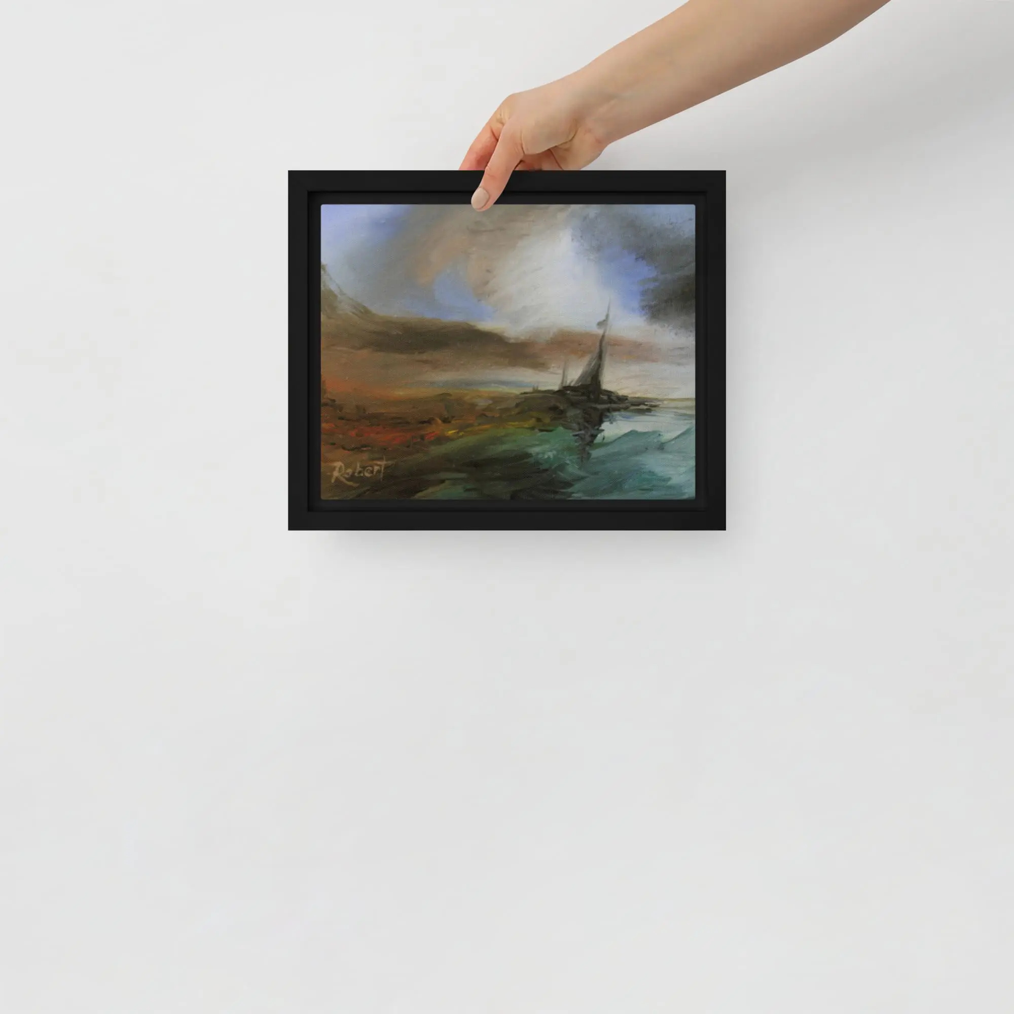 Mystery Ship (Framed/Unframed Canvas) by Robert MacDonald (8x10) 5 Mystery Ship (Framed/Unframed Canvas) by Robert MacDonald (8x10) - Image 5