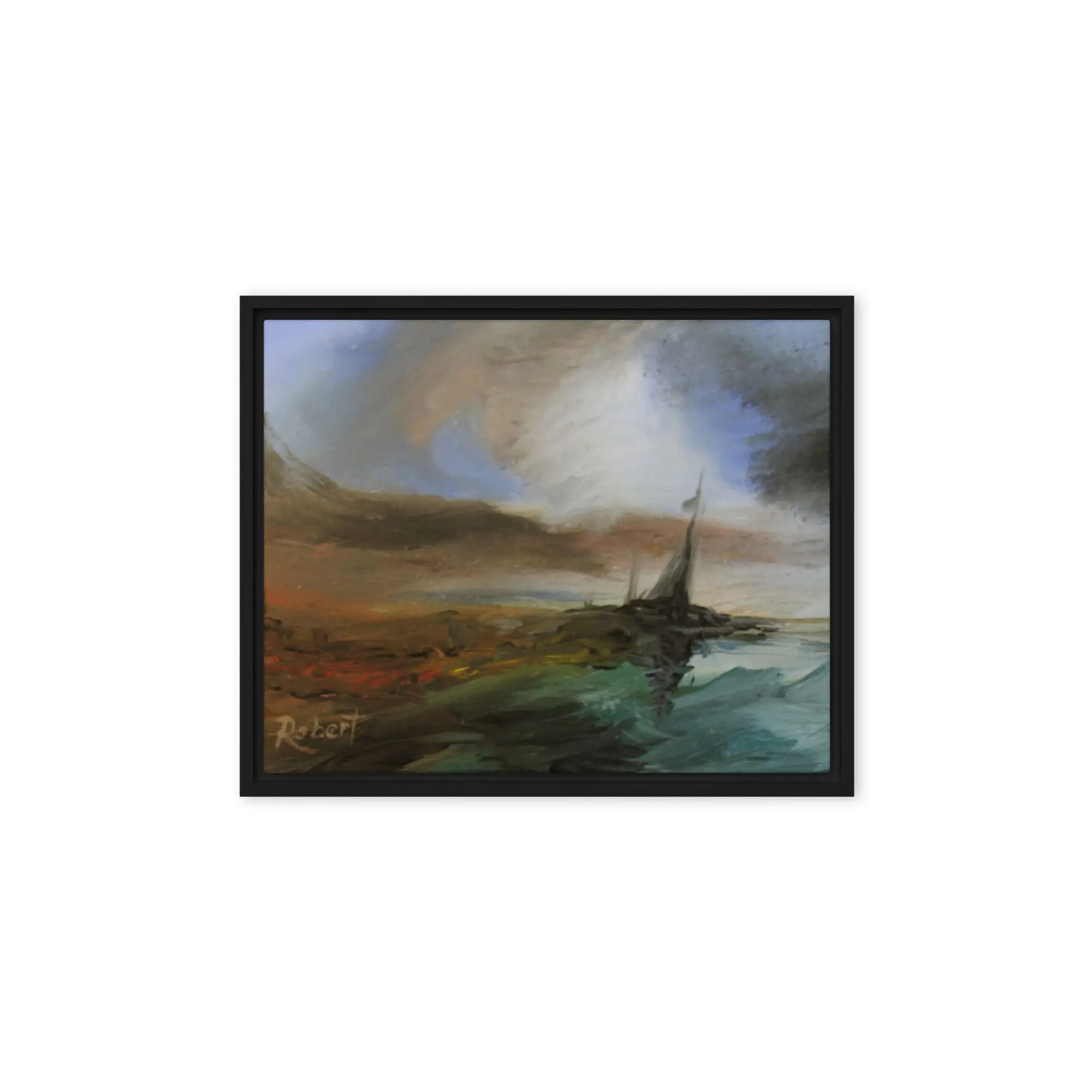 Mystery Ship (Framed/Unframed Canvas) by Robert MacDonald (8x10) 4 Mystery Ship (Framed/Unframed Canvas) by Robert MacDonald (8x10) - Image 4