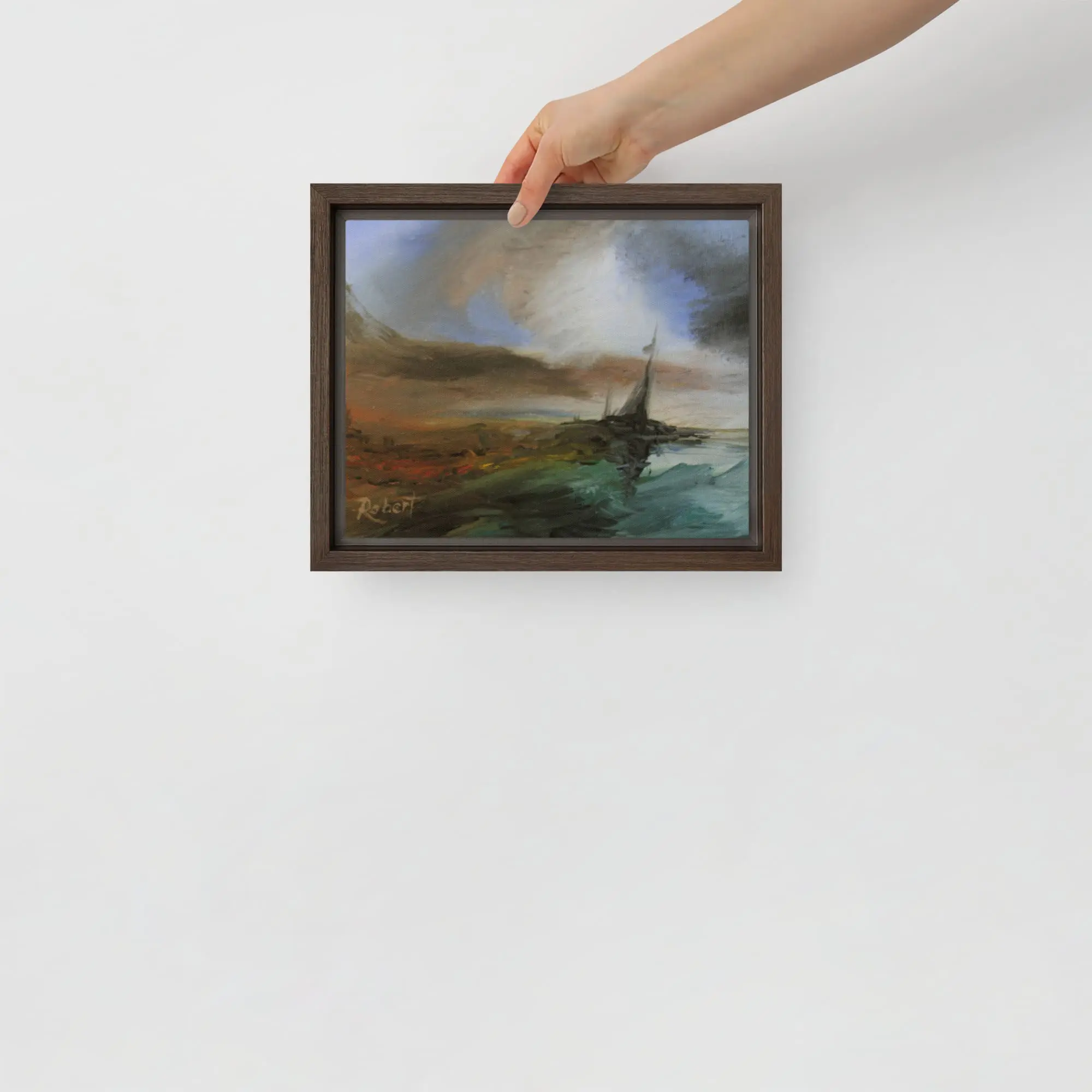 Mystery Ship (Framed/Unframed Canvas) by Robert MacDonald (8x10) 7 Mystery Ship (Framed/Unframed Canvas) by Robert MacDonald (8x10) - Image 7