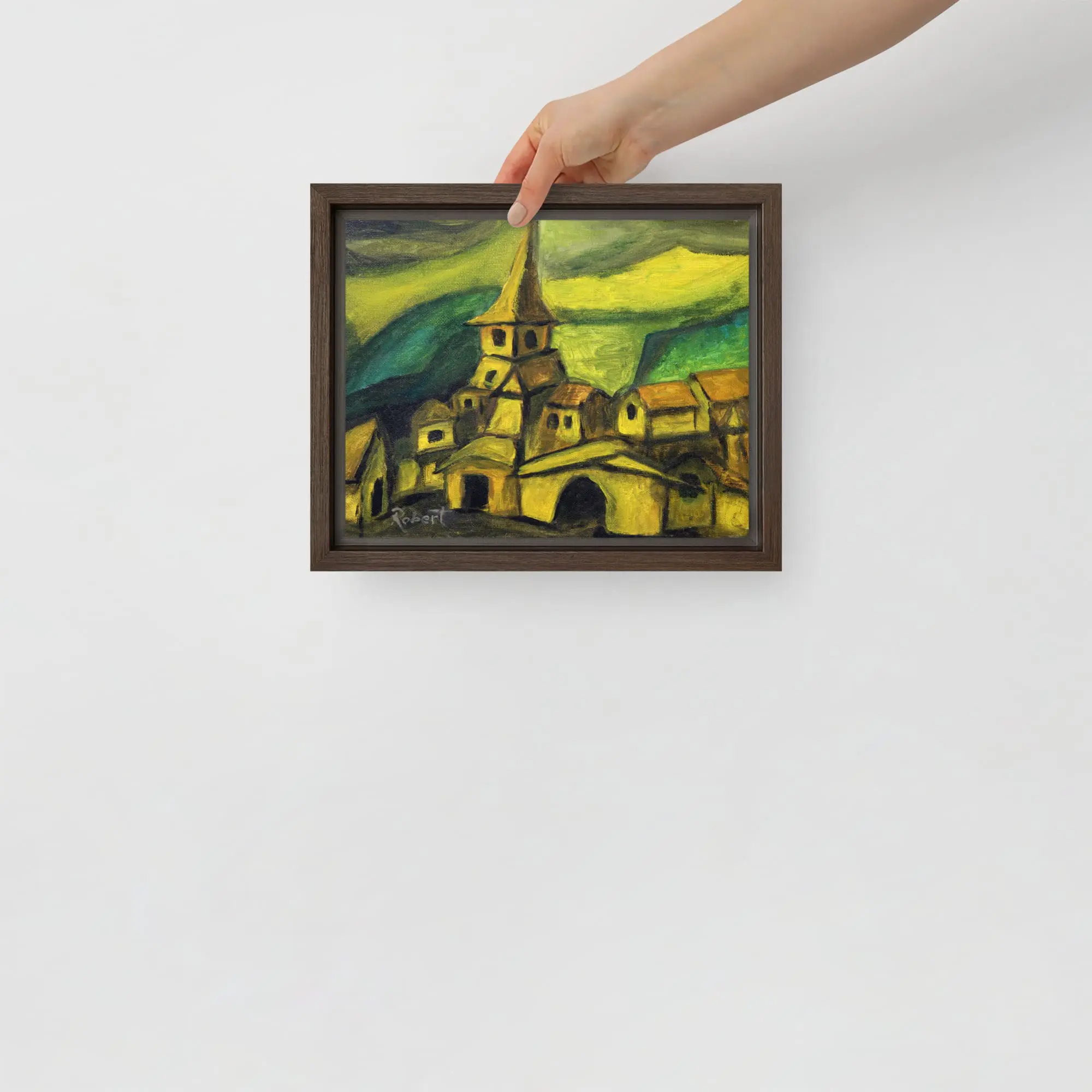 Pueblo Mission (Framed/Unframed Canvas) by Robert MacDonald (8x10) 7 Pueblo Mission (Framed/Unframed Canvas) by Robert MacDonald (8x10) - Image 7