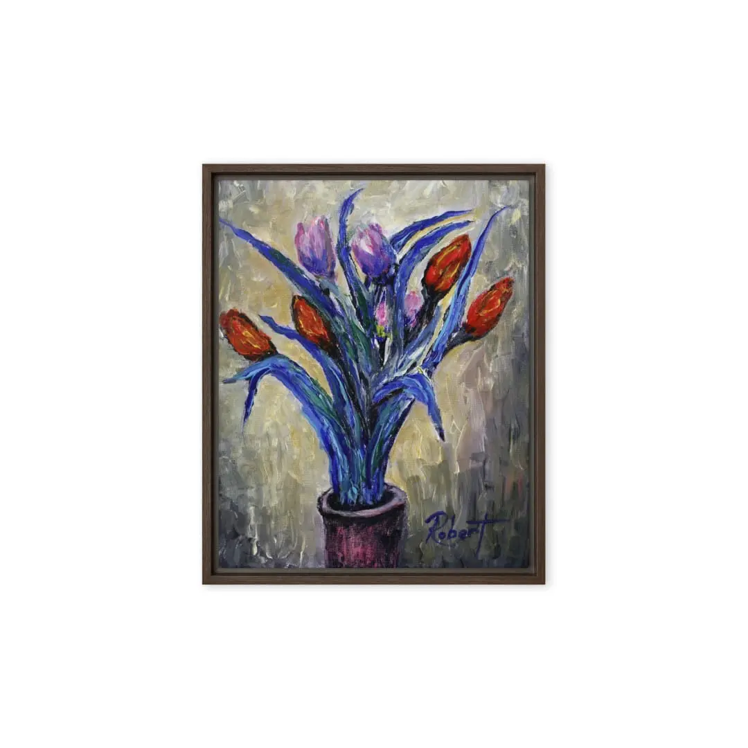 "Red and Purple Tulips" (Framed/Unframed Canvas) by Robert MacDonald (8x10) 5 "Red and Purple Tulips" (Framed/Unframed Canvas) by Robert MacDonald (8x10) - Image 5