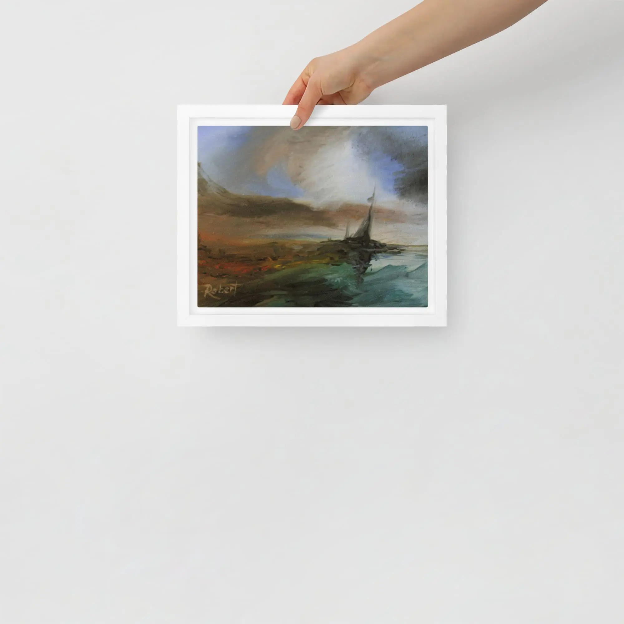 Mystery Ship (Framed/Unframed Canvas) by Robert MacDonald (8x10) 6 Mystery Ship (Framed/Unframed Canvas) by Robert MacDonald (8x10) - Image 6