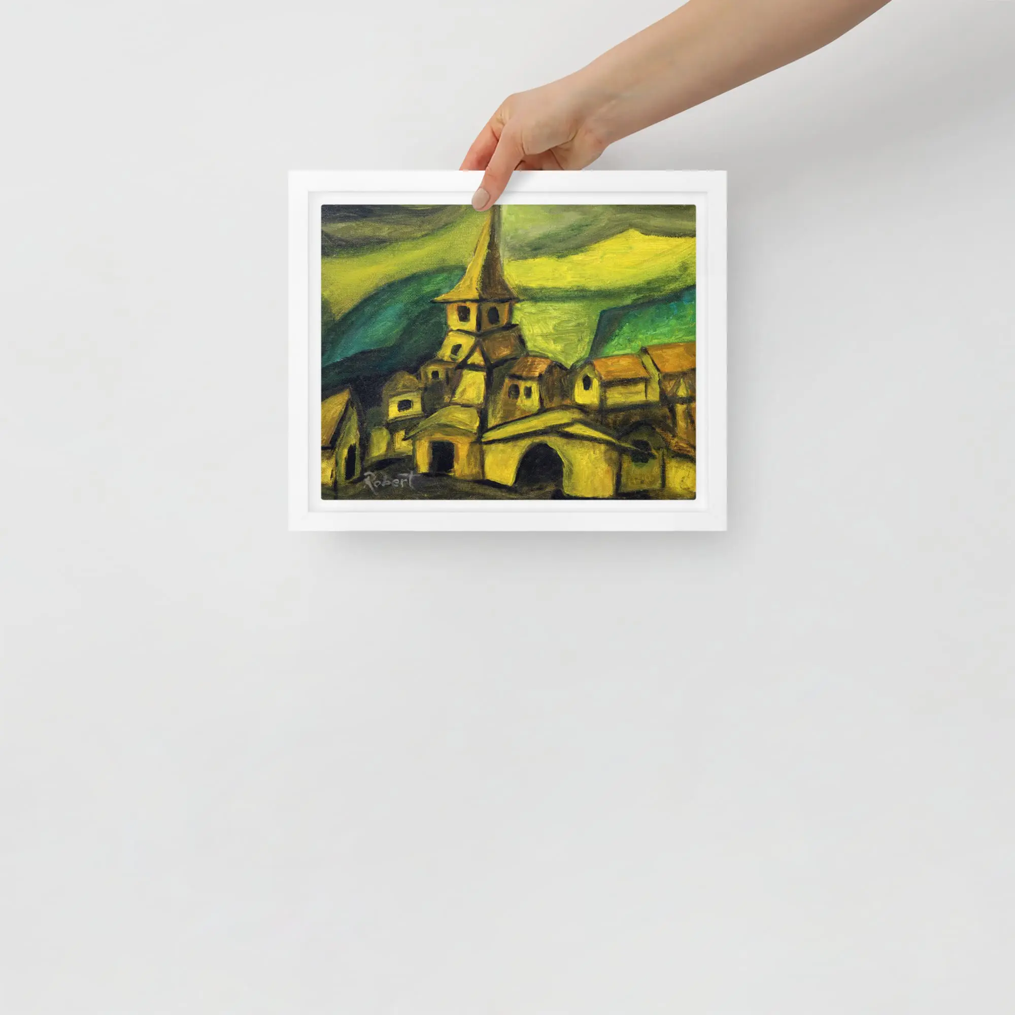 Pueblo Mission (Framed/Unframed Canvas) by Robert MacDonald (8x10) 6 Pueblo Mission (Framed/Unframed Canvas) by Robert MacDonald (8x10) - Image 6