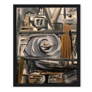 "George Braque's Eye" (Framed/Unframed Canvas) by Robert MacDonald (8x10)