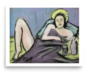 "She's Kicking Back" Fine Art Print by Robert MacDonald