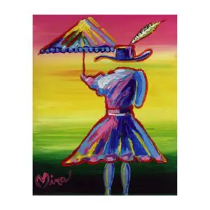 "Umbrella Girl" Fine Art Print by Juan Mira