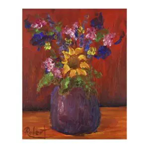 "Sunflower Center of Attention" Fine Art Print by Robert MacDonald