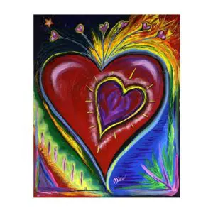 "Heart of Heart" Fine Art Print by Juan Mira