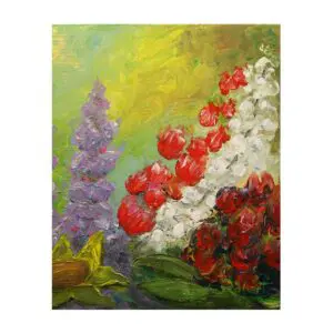 "Flowers with Resting Sunflower" Fine Art Print by Robert MacDonald