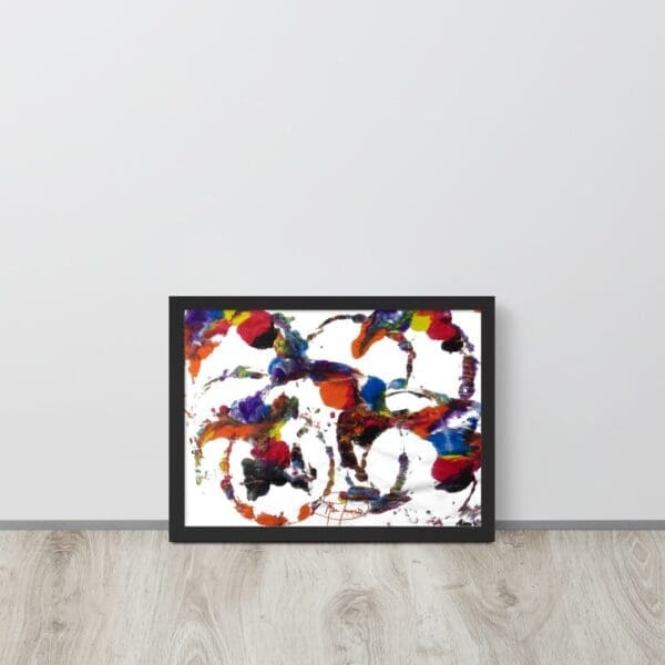 "Color Rounds Left" (Abstract Framed Art Print) by Robert MacDonald - Image 2
