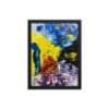 "Café Terrace at Night" (Abstract Framed Art Print) by Robert MacDonald - Image 2