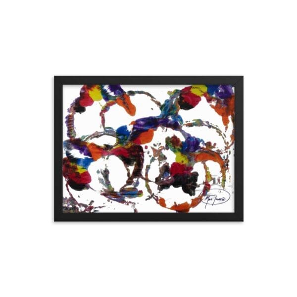 "Color Roundabouts Right" (Abstract Framed Art Print) by Robert MacDonald - Image 5