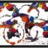 "Color Rounds Left" (Abstract Framed Art Print) by Robert MacDonald