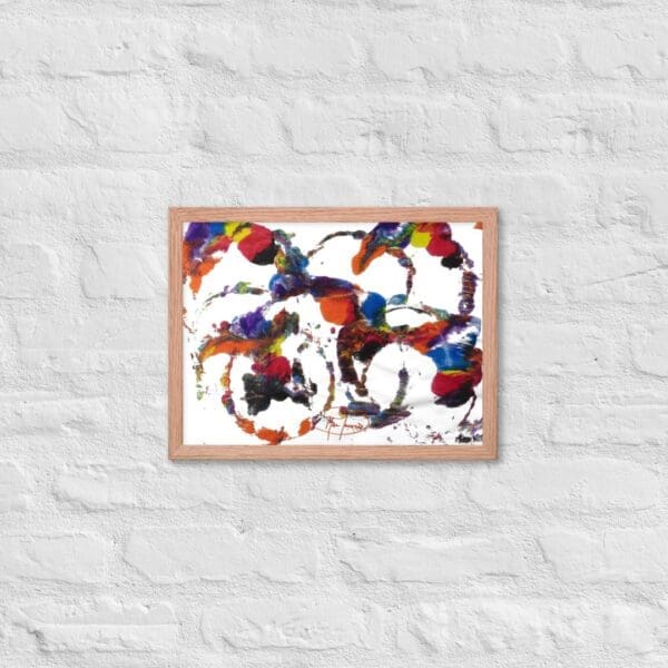 "Color Rounds Left" (Abstract Framed Art Print) by Robert MacDonald - Image 10