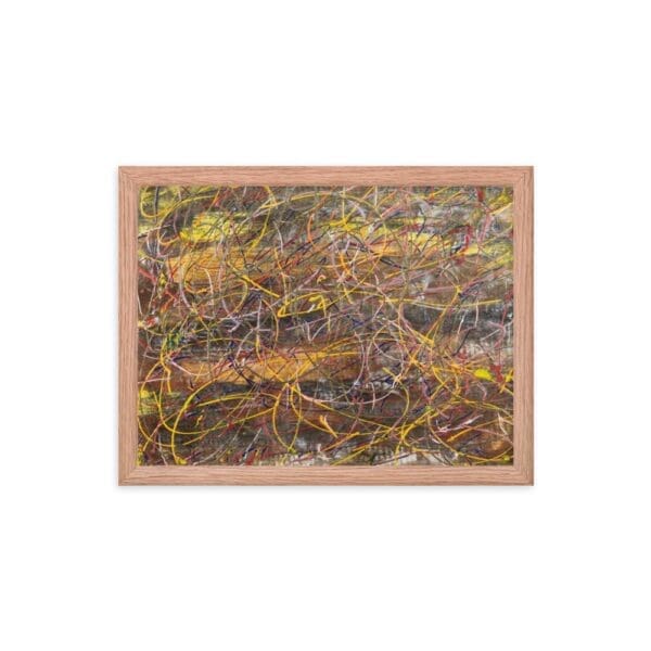 "Crazy Calm Thoughts" (Abstract Framed Art Print) by Robert MacDonald - Image 5