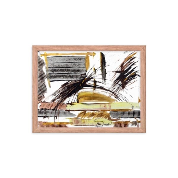 "Arc Over Bars" (Abstract Framed Art Print) by Robert MacDonald - Image 7