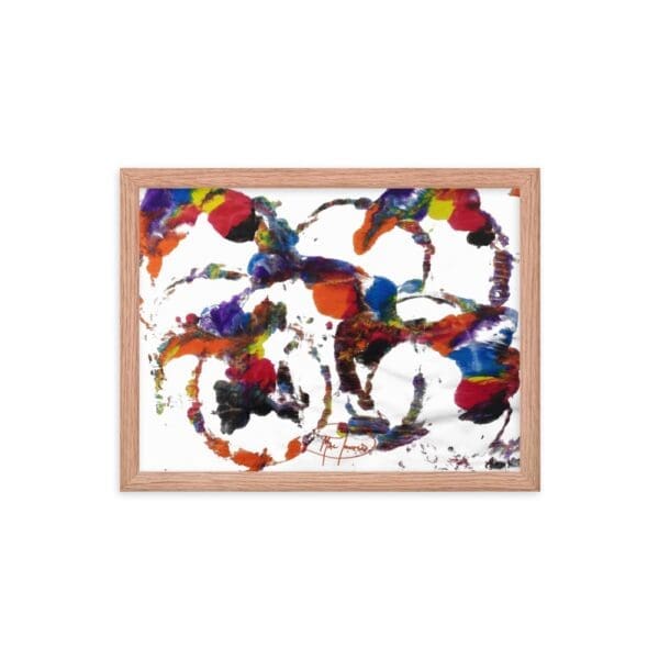 "Color Rounds Left" (Abstract Framed Art Print) by Robert MacDonald - Image 5