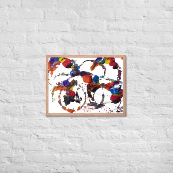 "Color Rounds Left" (Abstract Framed Art Print) by Robert MacDonald - Image 9