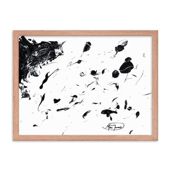 "Straggly Blobs in Space" (Abstract Framed Art Print) by Robert MacDonald - Image 6