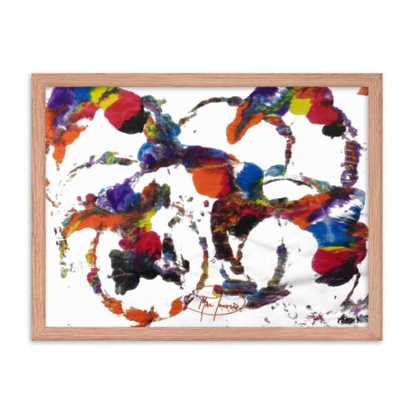 "Color Rounds Left" (Abstract Framed Art Print) by Robert MacDonald - Image 6