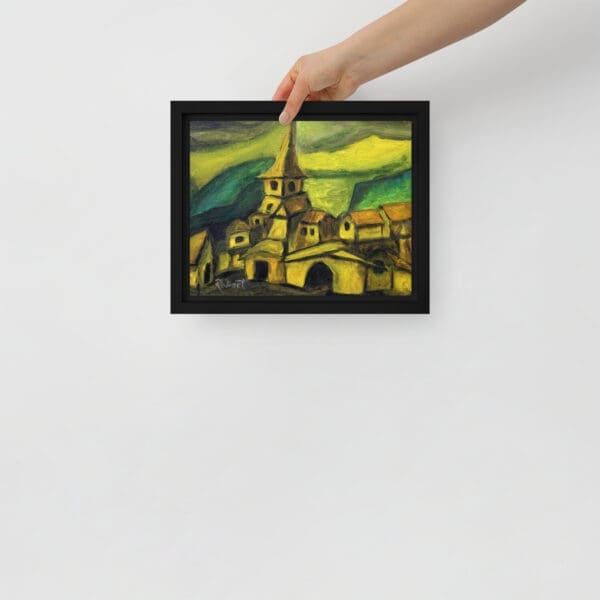 Pueblo Mission (Framed/Unframed Canvas) by Robert MacDonald (8x10) - Image 5