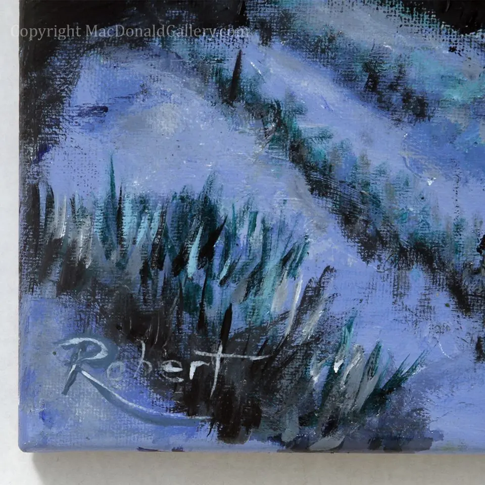 Robert paintings are by artist Robert MacDonald