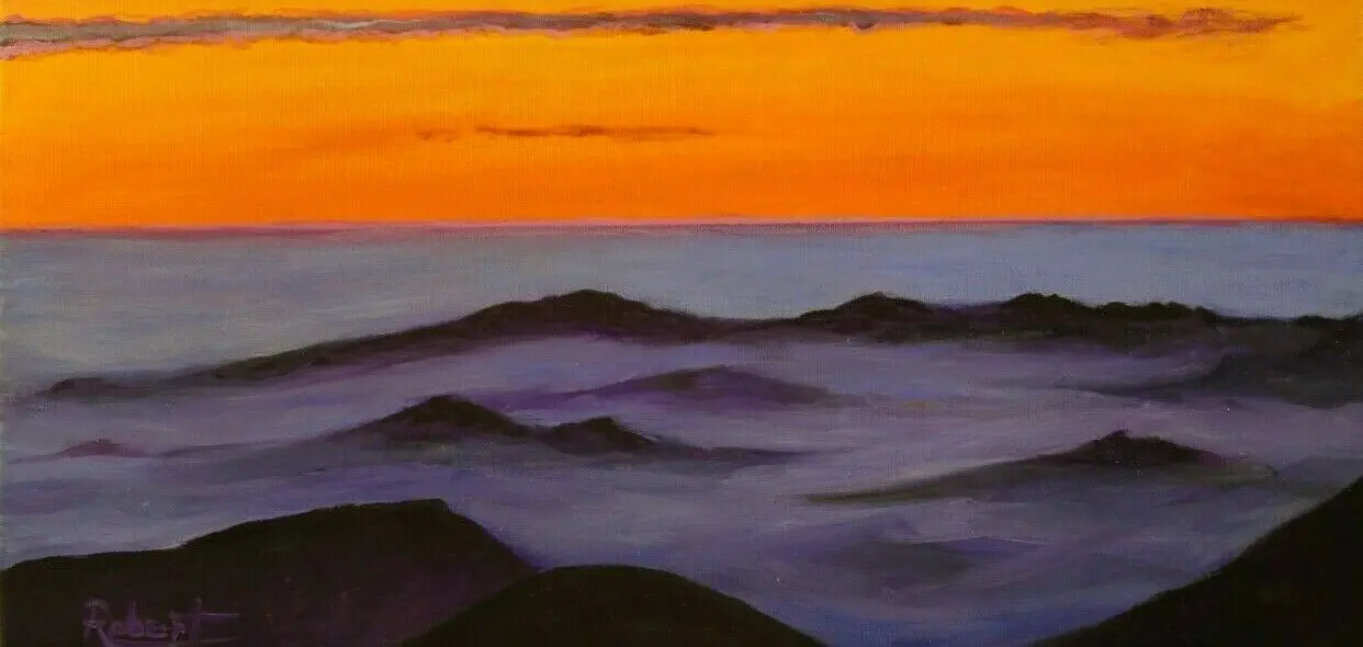“Majestic Mountain Sunset” by Robert MacDonald