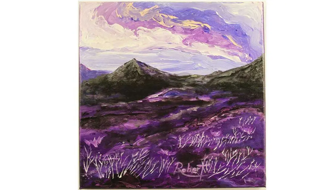 Purple Mountain View by Robert MacDonald