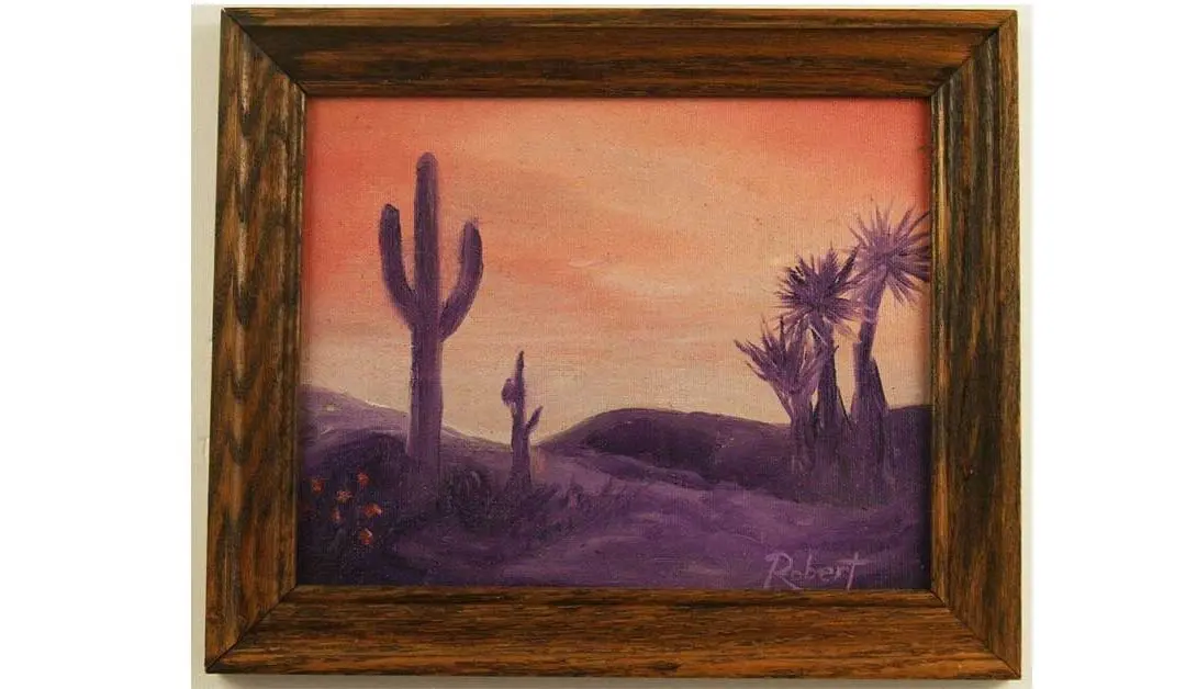 Purple and Pink Desert