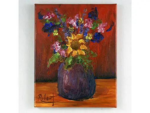 “Sunflower Center of Attention” by Robert MacDonald