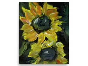 Sunflowers Over and Under by Robert MacDonald | MacDonald Gallery