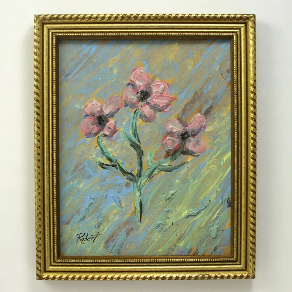 Trio of Happy Pink Flowers | MacDonald Gallery