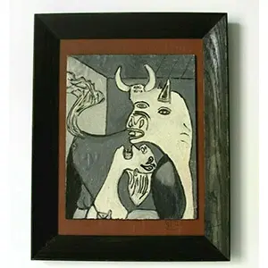 Picassos Guernica Bull and Mother Painting | MacDonald Gallery