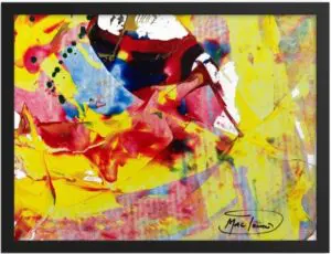 soft yellow energy abstract wood framed wall art by robert macdonald e1731336265675 | MacDonald Gallery