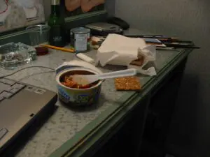 Typical artist dinner Paris | MacDonald Gallery