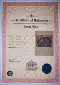 Max print COA | MacDonald Gallery