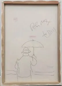 Peter Max Fake Umbrella Man back personalized | MacDonald Gallery