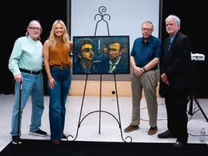 Two Wanted Men Studio A unveiling | MacDonald Gallery