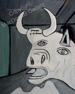 Picasso-Guernica-Bull-Head