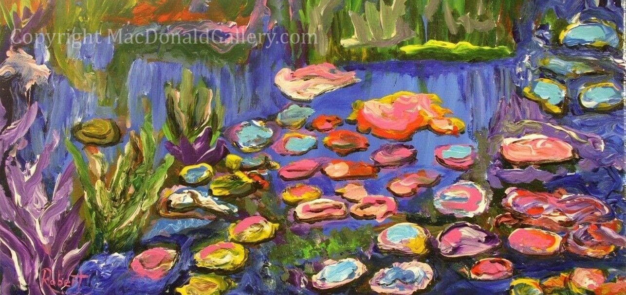“Bubble Gum Lily Pond” by Robert MacDonald